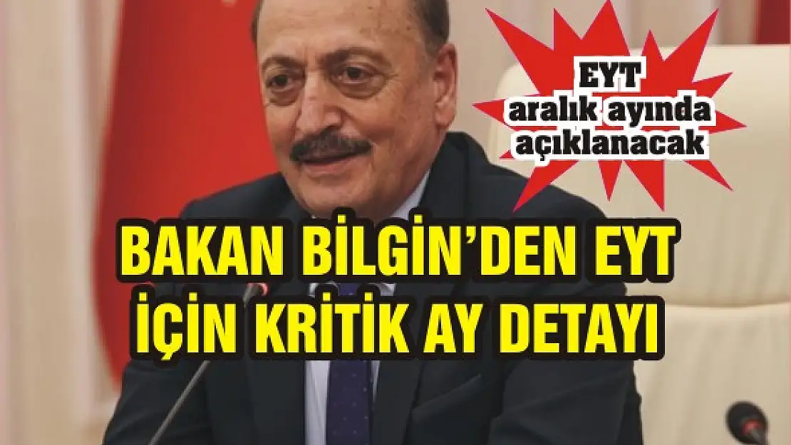 EYT detayları Aralık ayında açıklanacak