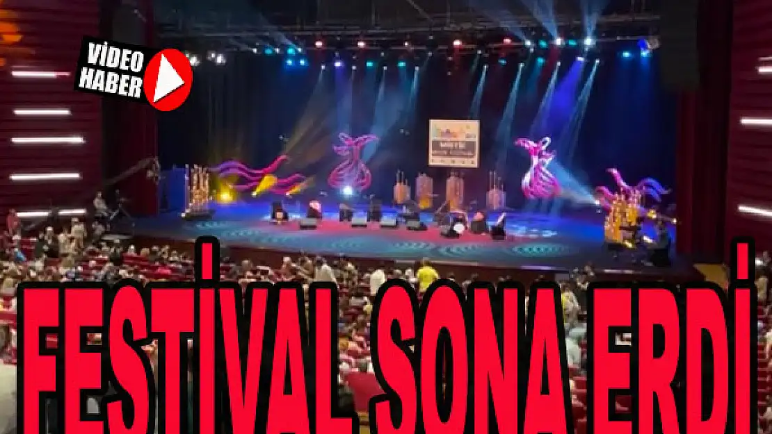 Festival sona erdi