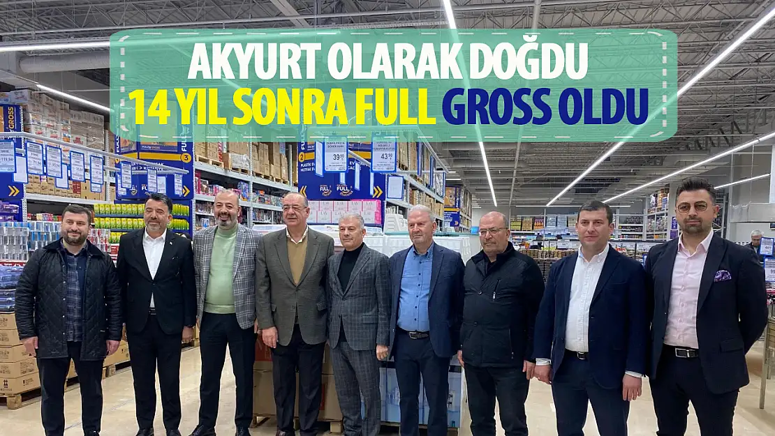 FULL GROSS MAĞAZASI hizmete açıldı