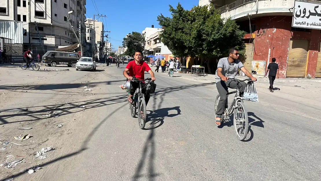 Gazze'deki yakıt krizi bisiklete talebi artırdı