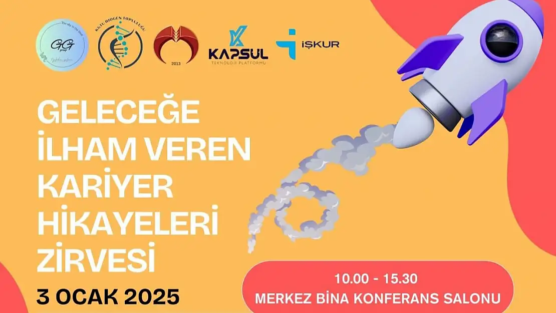 'Geleceğe İlham Veren Kariyer Hikayeleri Zirvesi' bugün başlıyor: Alanında uzman isimler Konya'da gençlerle buluşuyor!