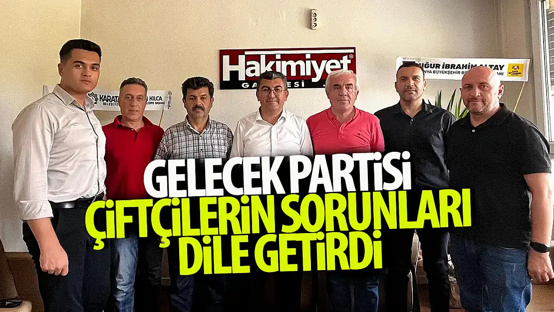 Gelecek Partisi Konya Milletvekili Hasan Ekici Hakimiyet Gazetesi'ni ziyaret etti