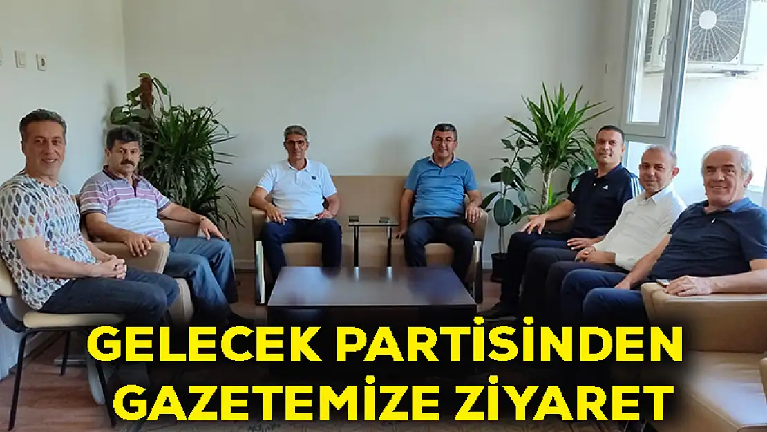 Gelecek Partisinden gazetemize ziyaret