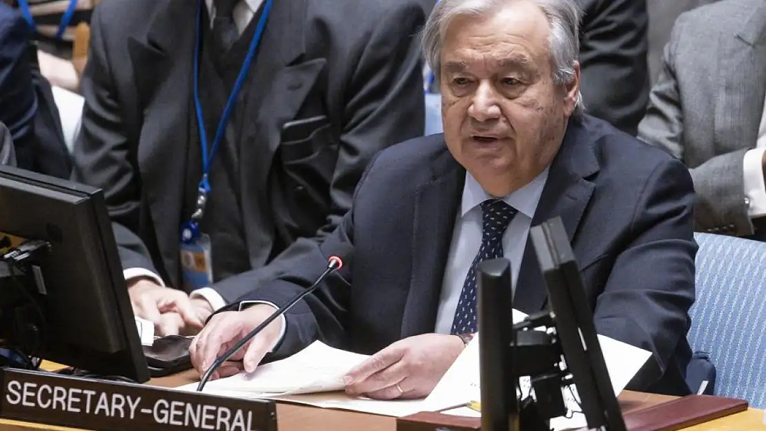 Guterres: Gazze'de büyük bir insani felaket yaşıyor