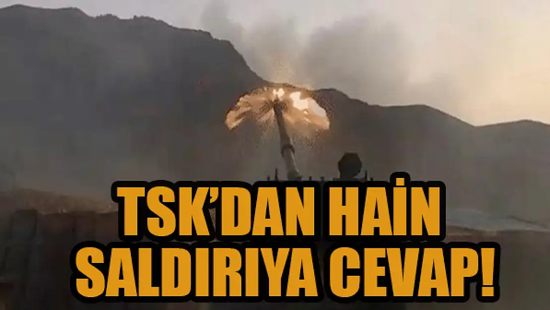 Hain saldırı sonrası TSK harekete geçti: Top atışları başladı!