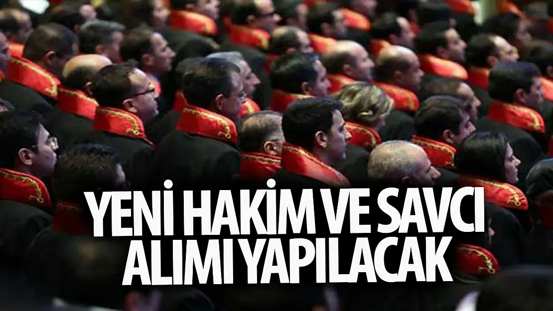 Hakim ve savcı yardımcısı alınacak