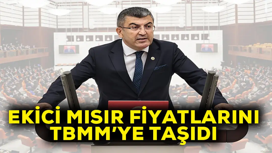 Hasan Ekici mısır fiyatlarını TBMM'ye taşıdı