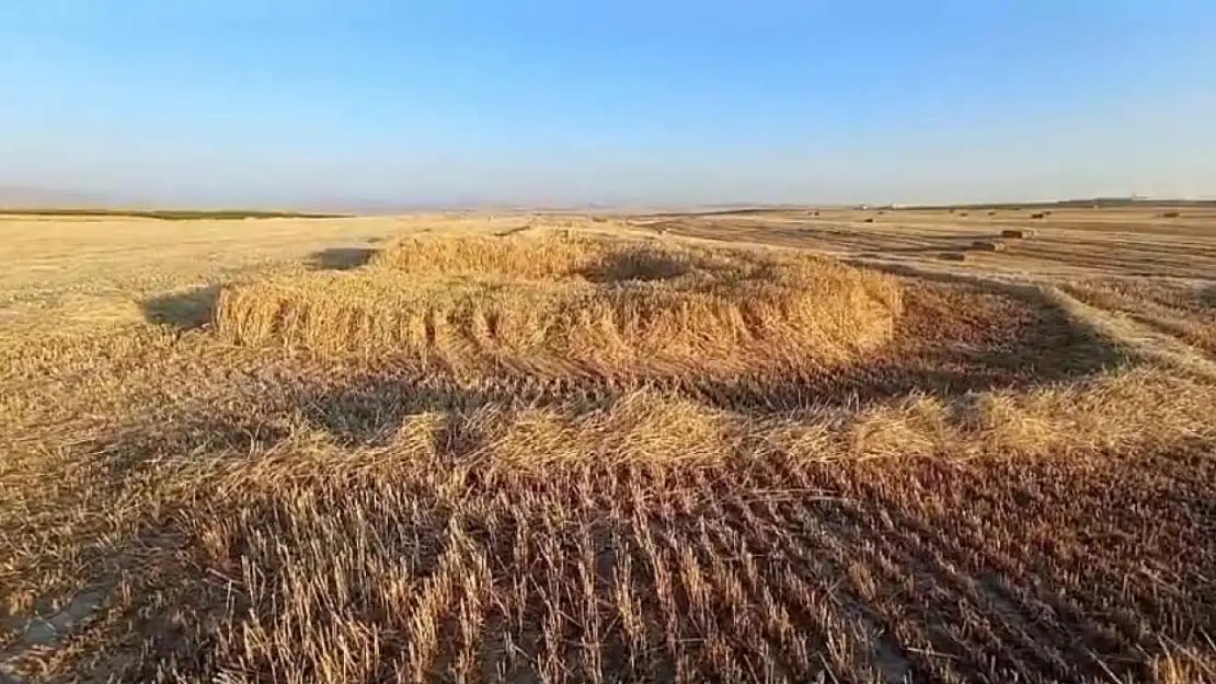 Konya'da hasat yapacaklardı obruk oluştu. Korktular...