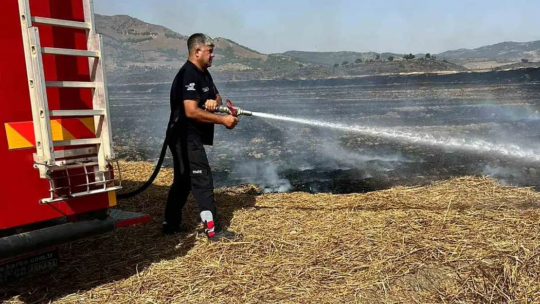 Hassa'da anız yangını çıktı