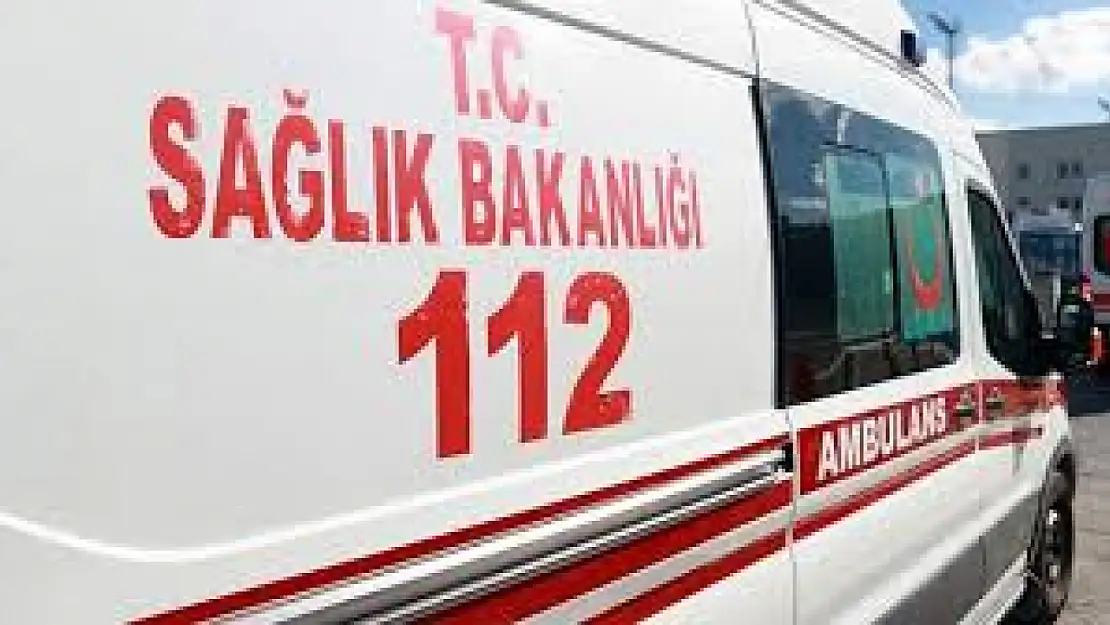 Hasta taşıyan ambulans devrildi