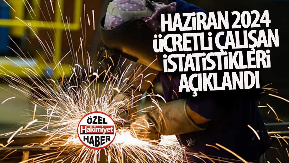 Haziran 2024 Ücretli Çalışan İstatistikleri Açıklandı