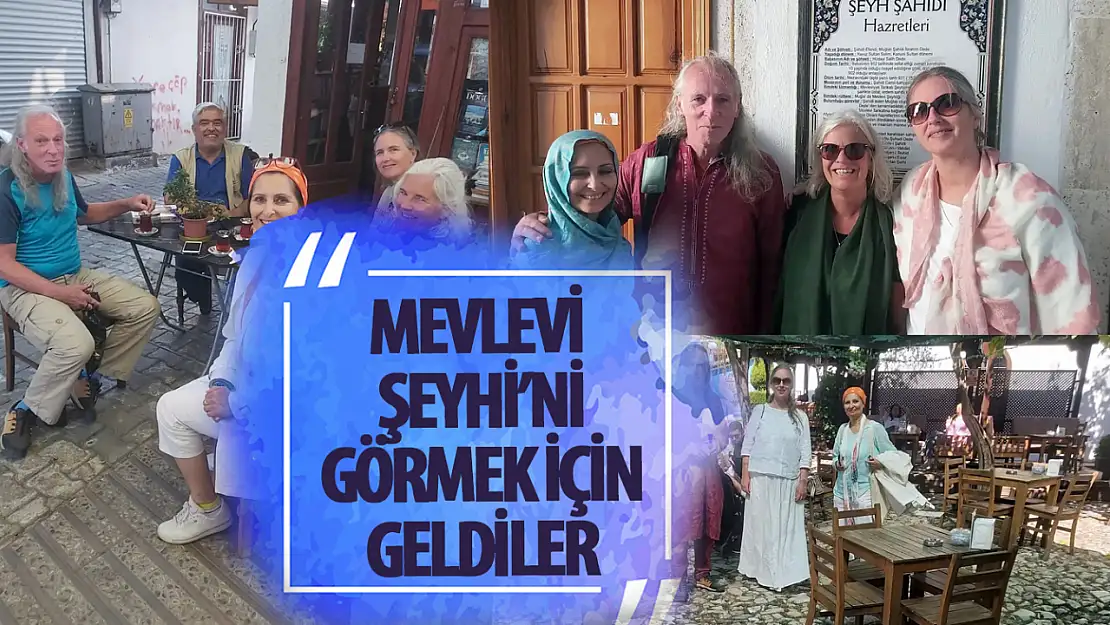 Hollandalı Mevlevilerden Mevlevi Şeyhi Şâhidî'ye ziyaret