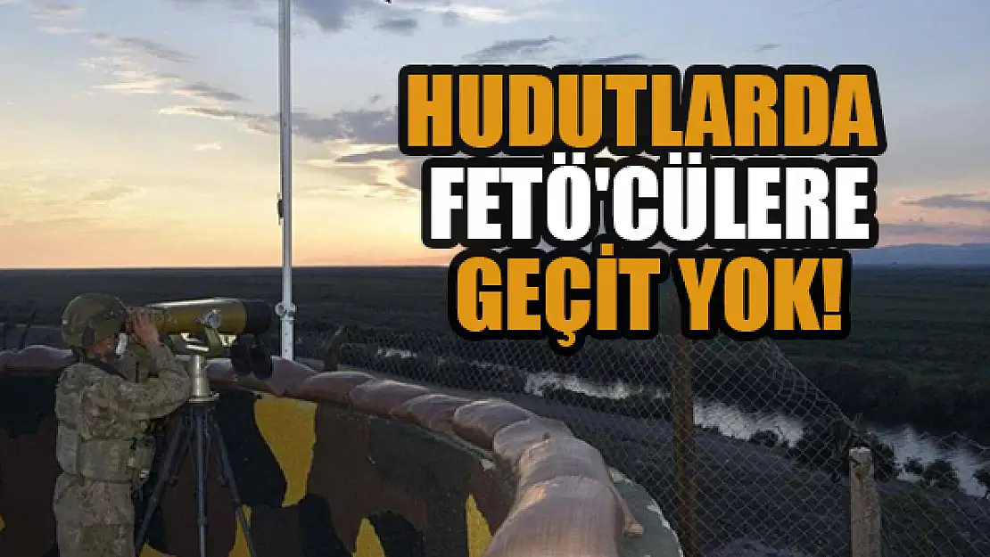 Hudutlarda FETÖ'cülere geçit yok! 5 kişi yakalandı