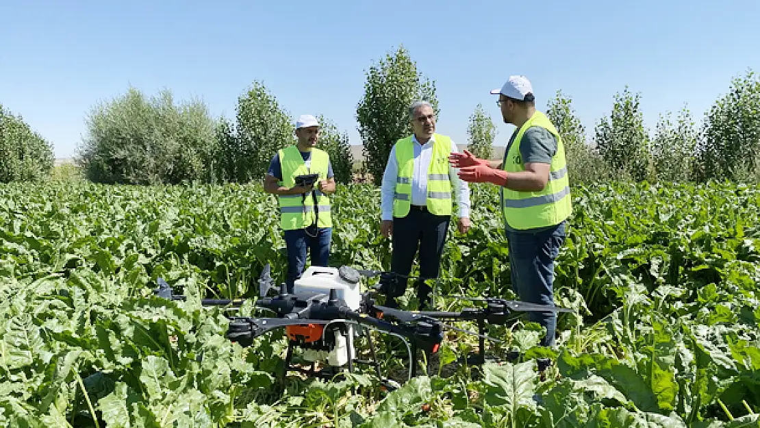 Ilgın Belediyesi'nden Drone İle İlaçlama Desteği