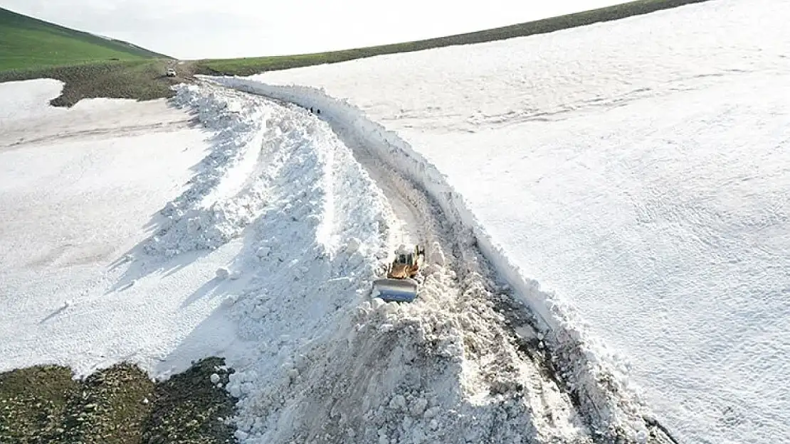 İlkbahar'da karla kapalı yollar açılıyor!