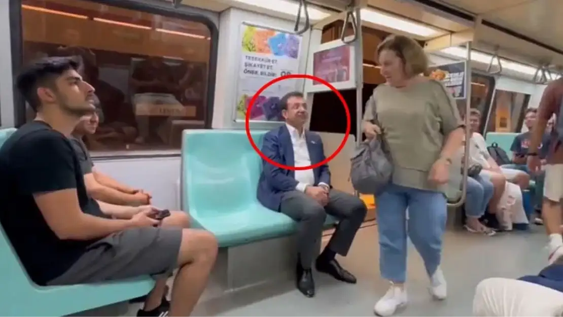 İmamoğlu Metroyla Yolculuk Yaptı, Görüntüler Sosyal Medyada Olay Oldu!