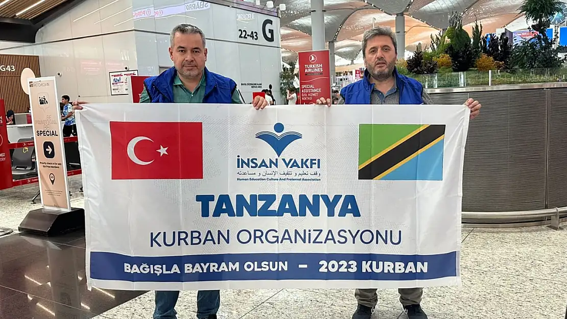 İnsan Vakfı Konya şubesi o ülkeye Kurban emanetlerin ulaştırdı