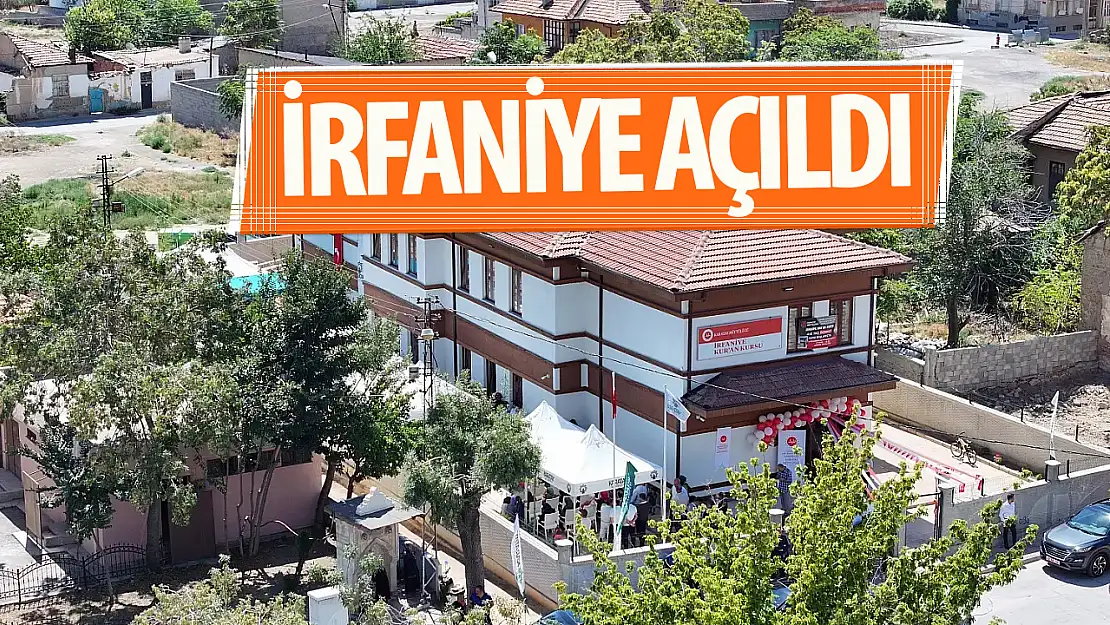 İrfaniye Kuran kursu açıldı