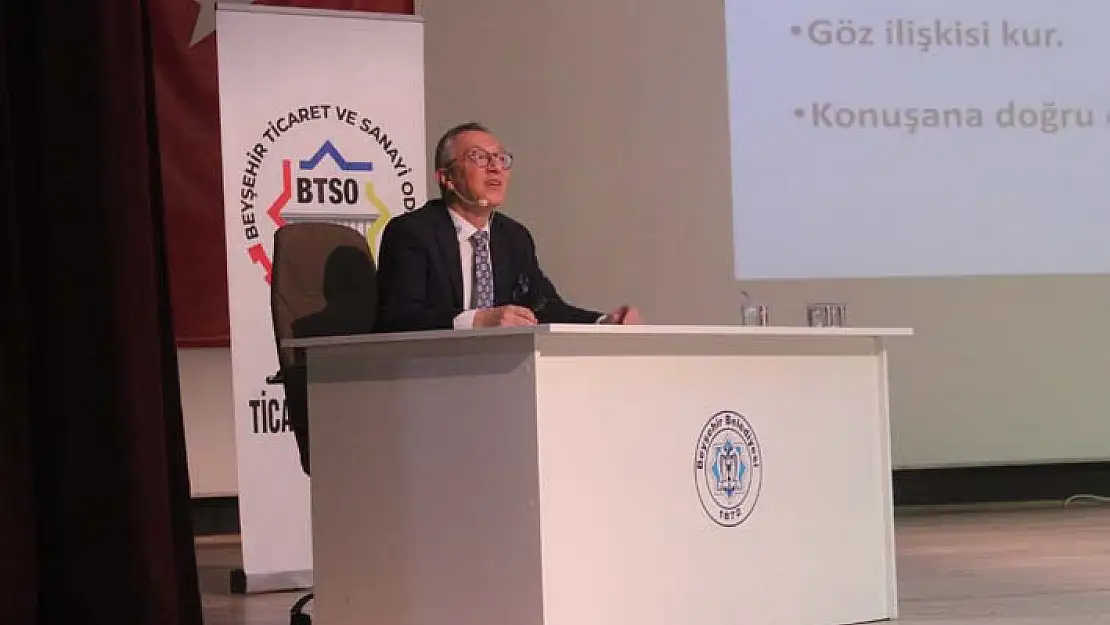 'İş hayatında etkili iletişim, etkili yöneticilik, liderlik' konulu seminer