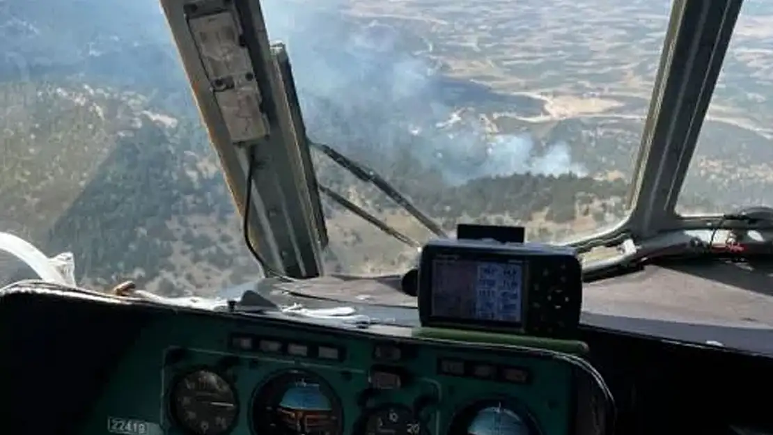 Isparta'da orman yangını! Ekipler havadan karadan müdahale ediyor