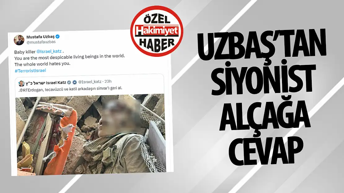 İsrail Dışişleri Bakanı'na Konya'dan Sert Yanıt