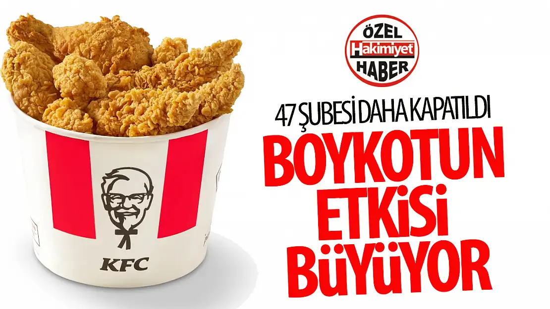 İsrail karşıtı boykotlar KFC'yi vurdu: Endonezya'da 47 şube kapatıldı