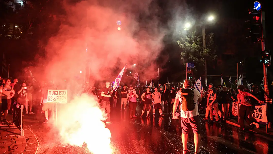 İsrail polisi, Batı Kudüs'teki gösteriye müdahale etti