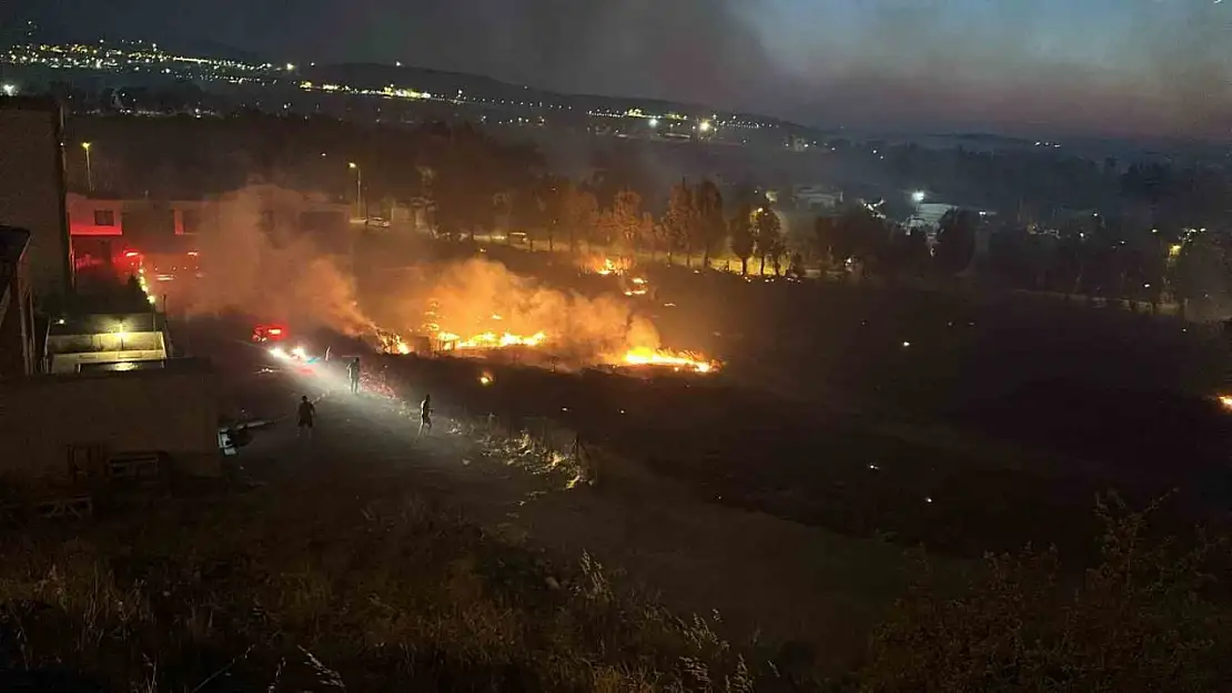 İzmir'de çıkan yangın söndürüldü