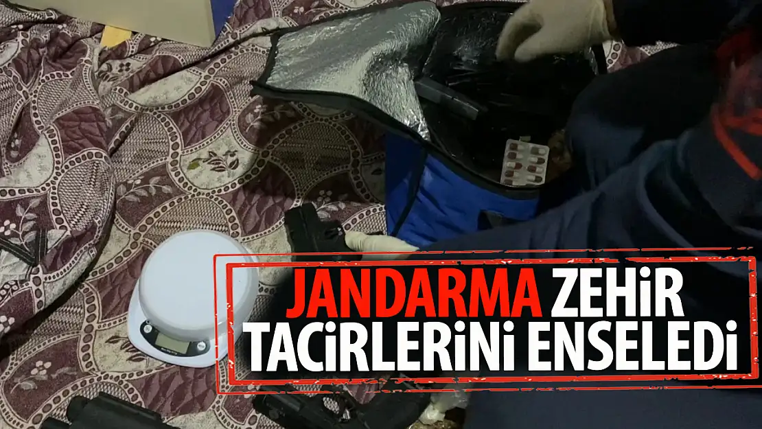 Jandarmadan uyuşturucu ve silah operasyonu: 1 tutuklama