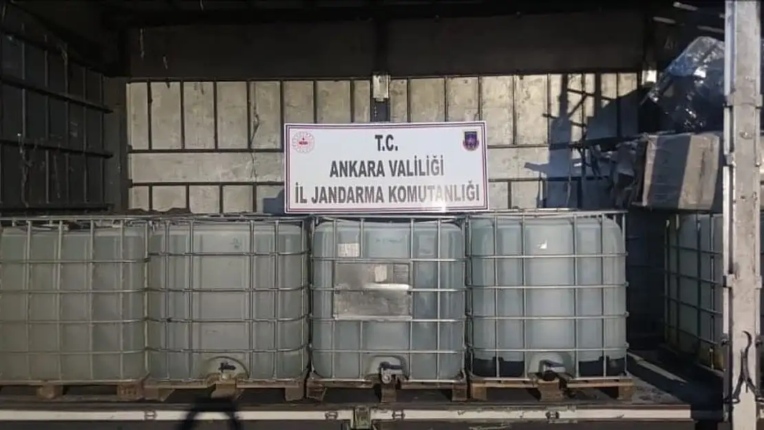 Kaçakçılık operasyonunda 10 bin litre etil alkol bulundu