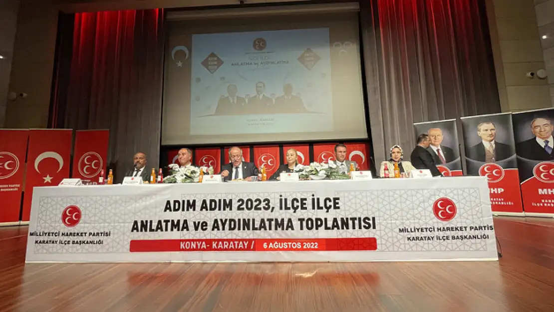 Kalaycı, Konya'da 'Adım Adım 2023' programına katıldı