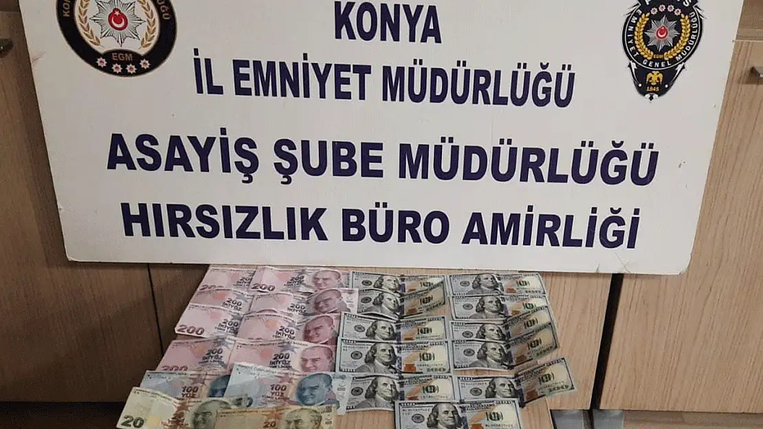 Kameraya el salladı, Konya polisi bir saat sonra yakaladı