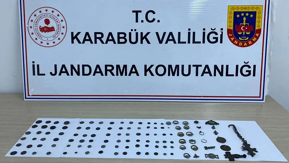 Karabük'te milyonluk tarihi eser operasyonu!