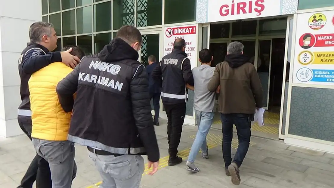 Karaman'da uyuşturucuya geçit yok! 2 kişi tutuklandı!..