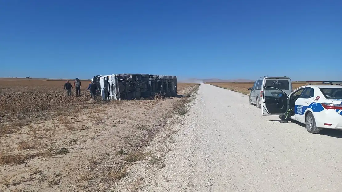 Karapınar'da kaza: 1 yaralı var