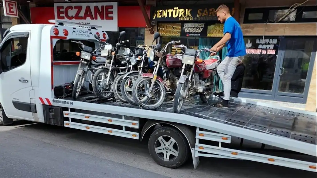 Karapınar'da motosiklet denetimi