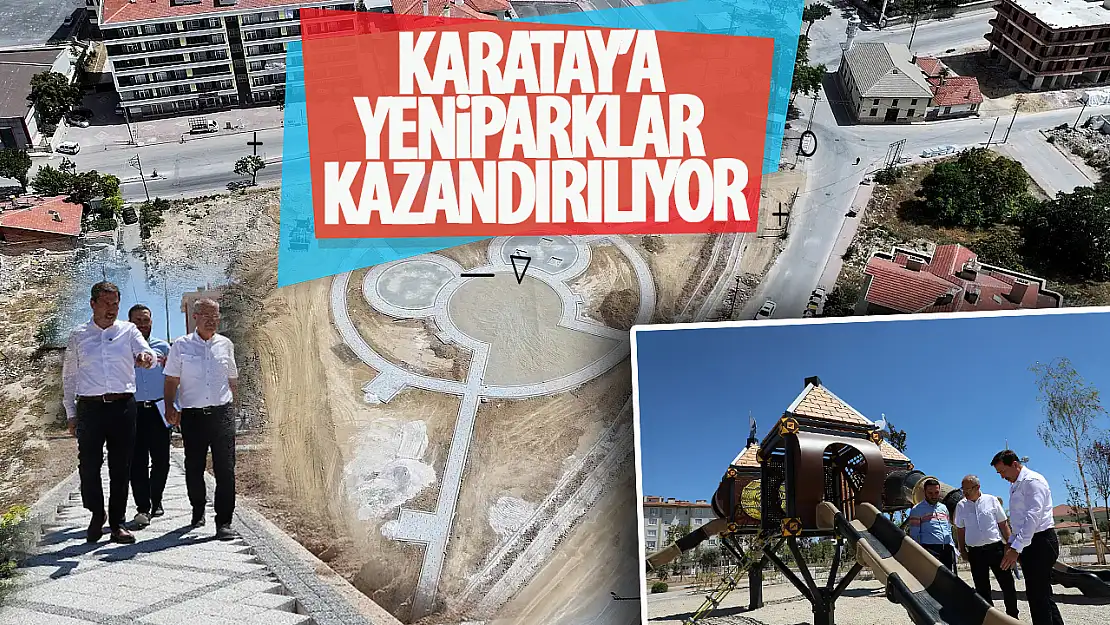 Karatay'a 11 yeni park daha kazandırılıyor