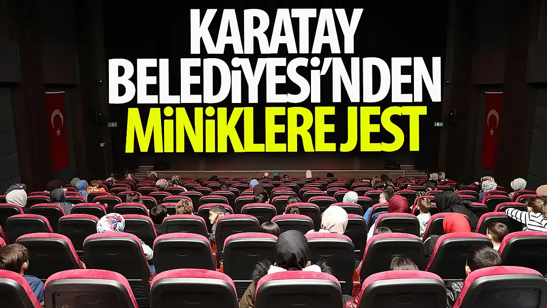 Karatay Belediyesi'nden miniklere ve ailelerine ara tatil jesti