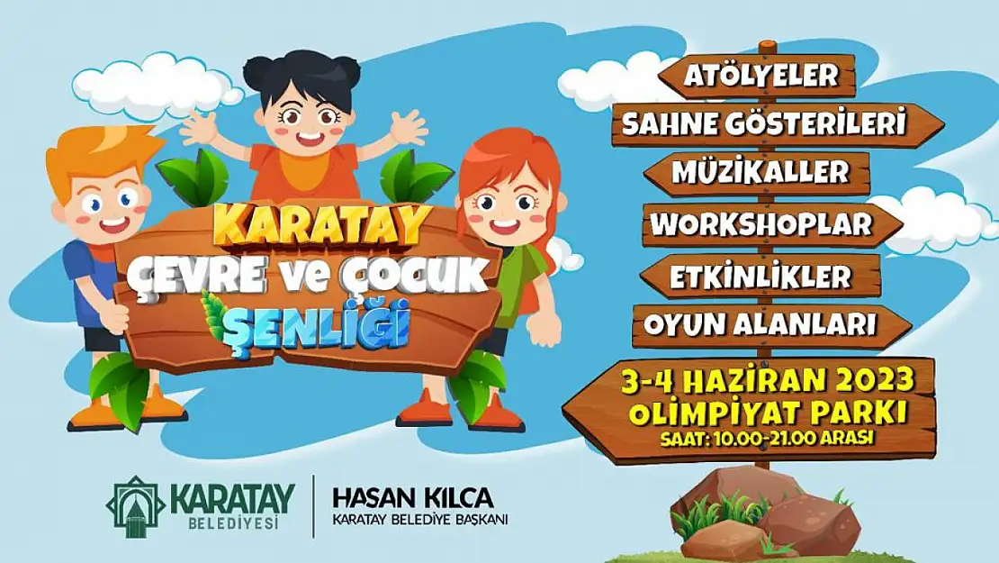 Karatay'da çoçuk şenliği