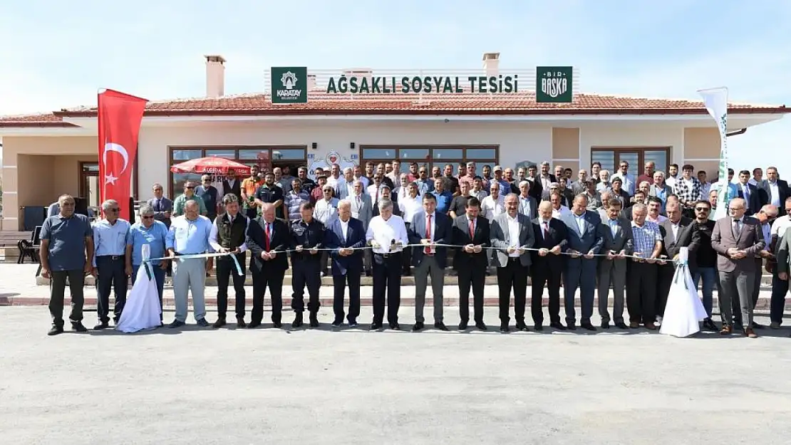 Karatay'da Ağsaklı Sosyal Tesisi hizmete açıldı!