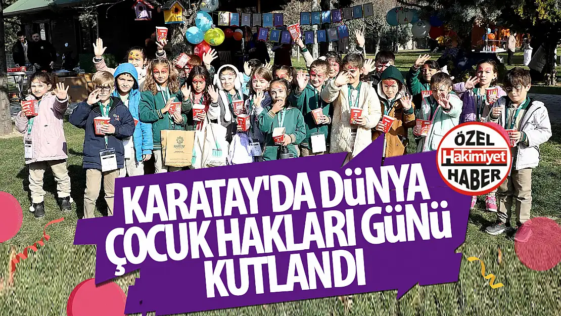 Karatay'da dünya çocuk hakları günü kutlandı