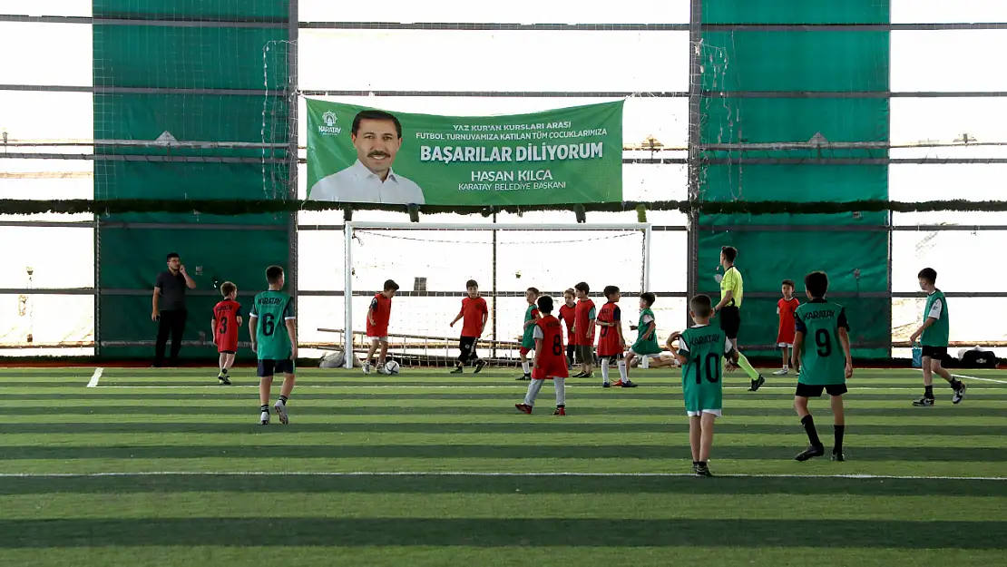 Karatay'da futbol turnuvası!