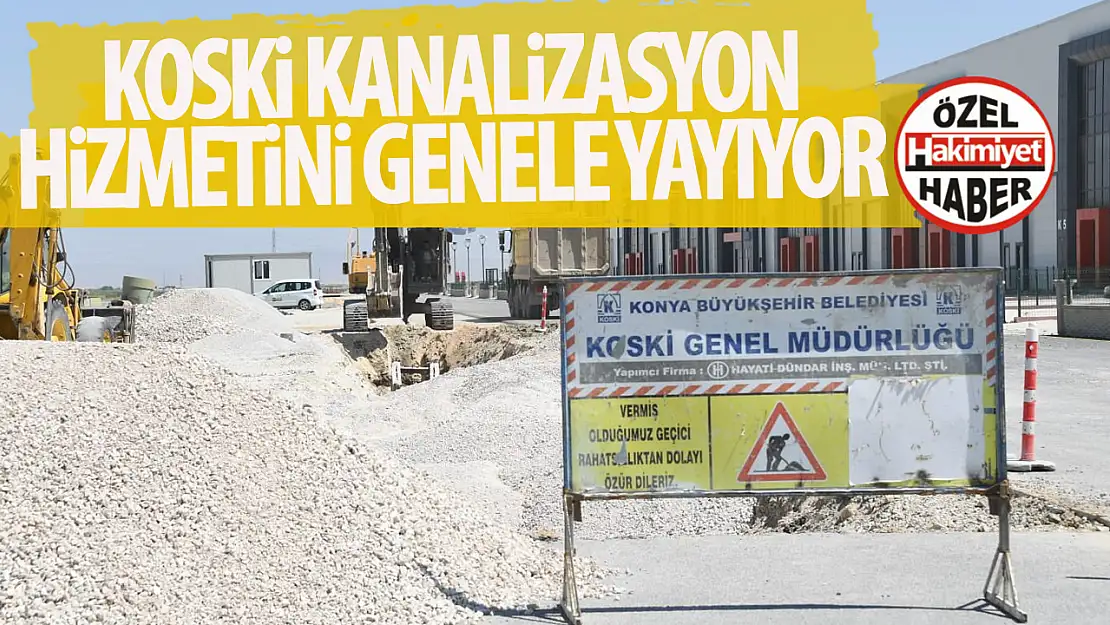 Karatay'da Yeni Kanalizasyon Şebekesi Çalışmaları Sürüyor