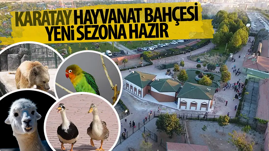 Karatay hayvanat bahçesi, yaz sezonuna hazır