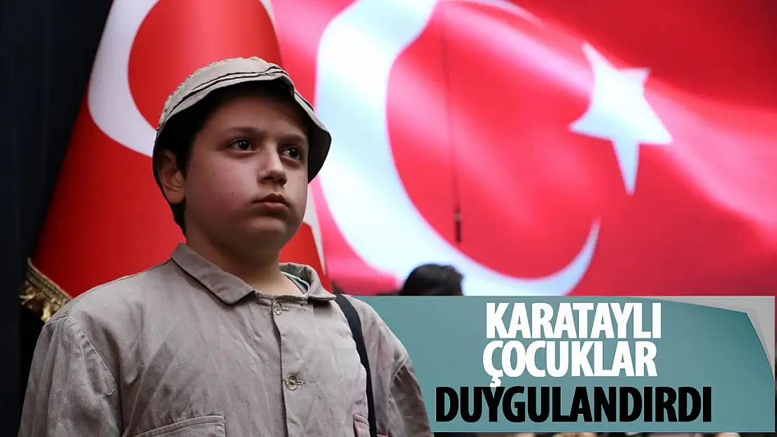 Karataylı miniklerden duygulandıran program