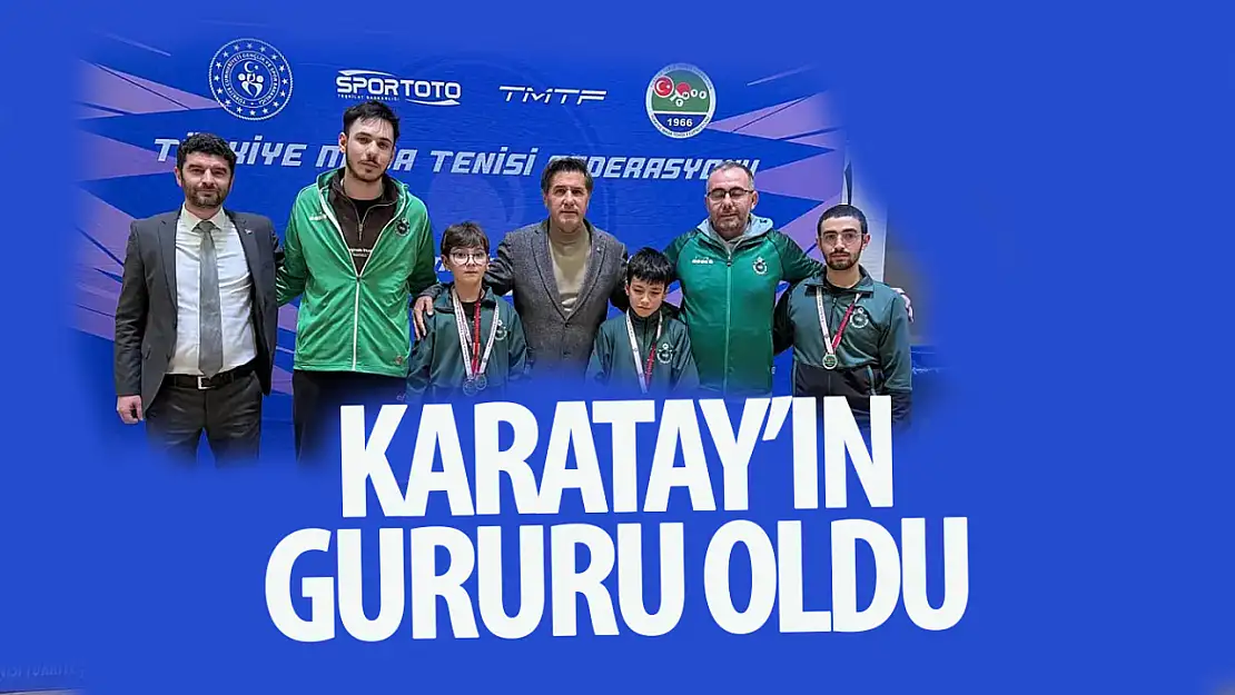 Karatay'ın sporcusu Türkiye şampiyonu oldu