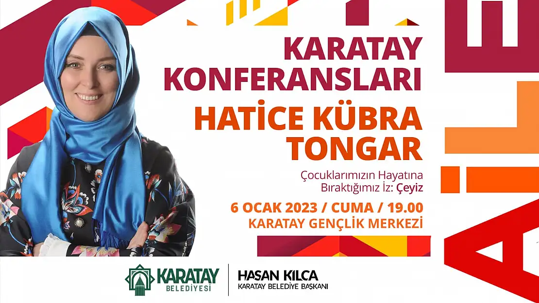 'Karatay Konferansları' Yazar Tongar ile başlıyor