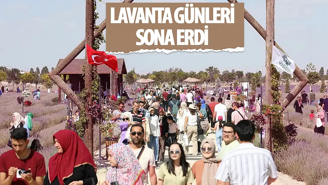 Karatay lavanta günleri sona erdi