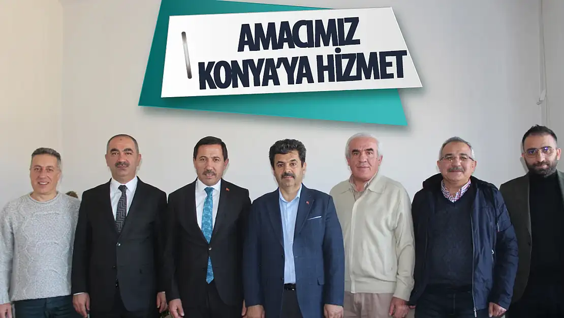 Karatay yönetiminden Hakimiyet Gazetesine ziyaret: 'Amacımız Konya halkına hizmet'