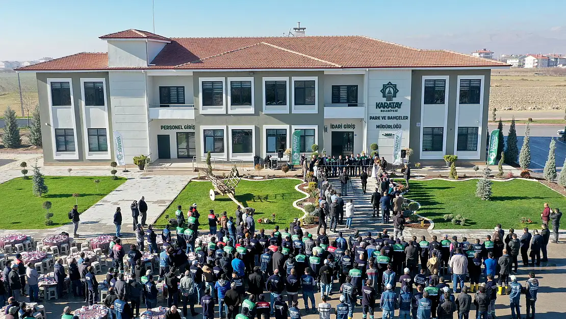 Karatay'a Yeni Park Ve Bahçeler Müdürlüğü Hizmet Binası